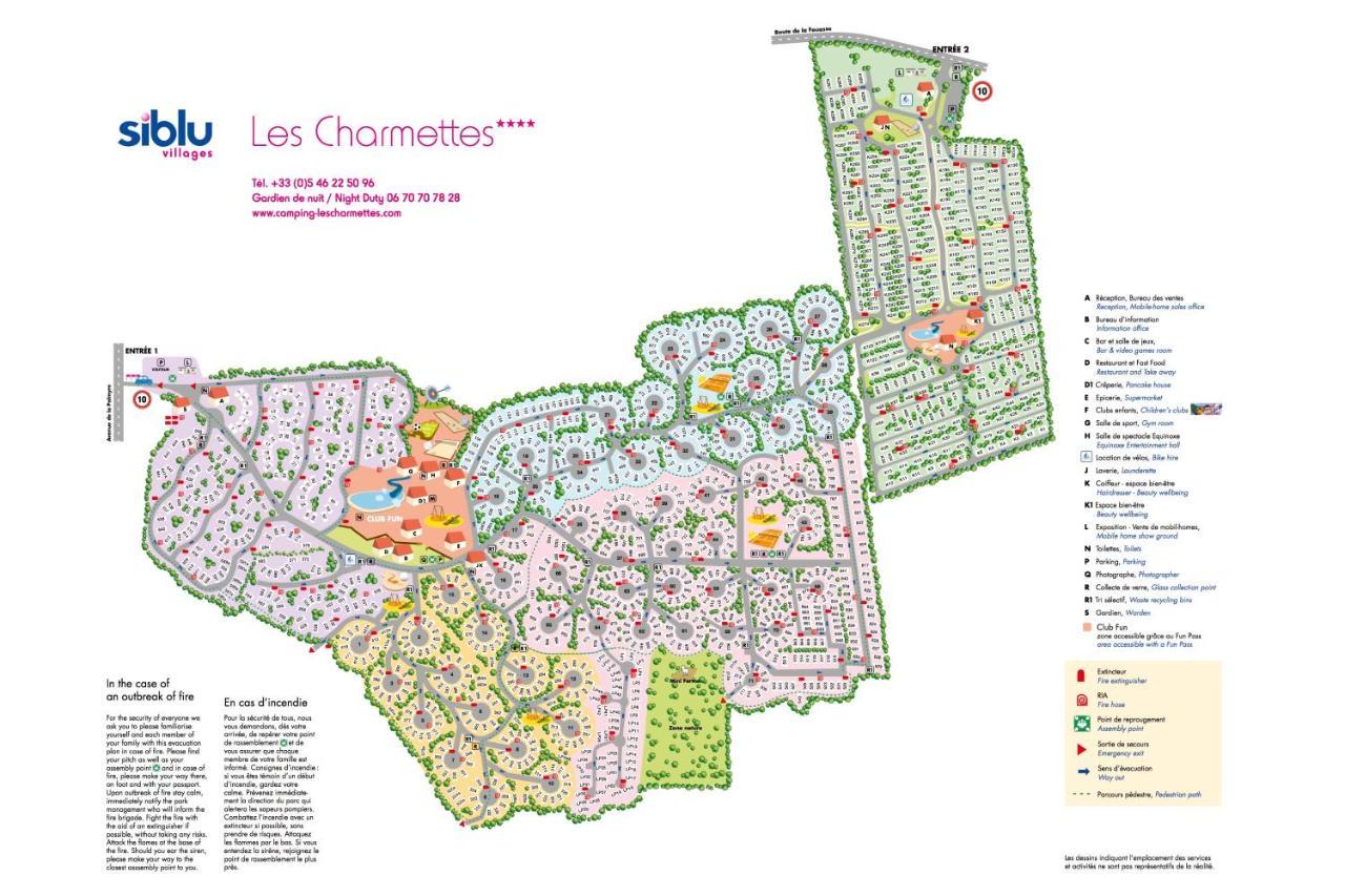 - Mobilhome Camping Les Charmettes - Fun Pass Non Inclus - Les Mathes Extérieur photo